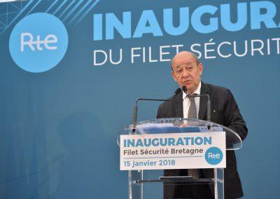 Inauguration Filet sécurité Bretagne RTE