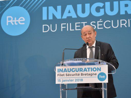Inauguration Filet sécurité Bretagne RTE