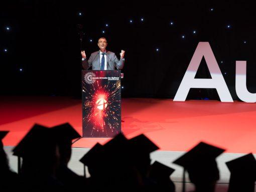 Reportage photo cérémonie de remise de diplômes Audencia 2021